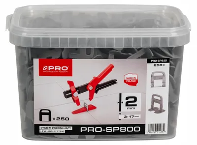 Produktbild von Pro Fliesen Nivelliersystem Clips 250 Stück