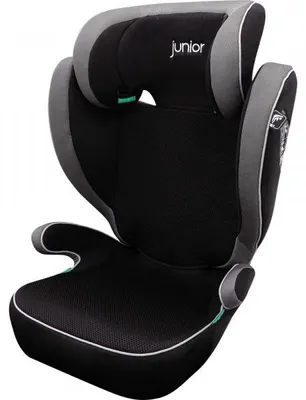 Obrázok produktu pre Detská autosedačka 2 v 1, norma i-Size ECE R129 pre deti s výškou 100–150 cm, výškovo nastaviteľná detská autosedačka, sivá | Basic od PETEX