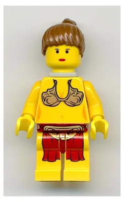 Productafbeelding van LEGO Minifiguur Prinses Leia (Jabba-slavin met nekbrace) (sw0070) – nieuw