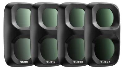 Imagen del producto de Kit de 4 filtros ND para Osmo Pocket, que incluye filtros ND8, ND16, ND32 y ND64