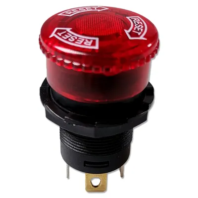 Produktbild von Schalter | NOT-AUS | 12-24V | 21/10A | beleuchtet | Ø29mm
