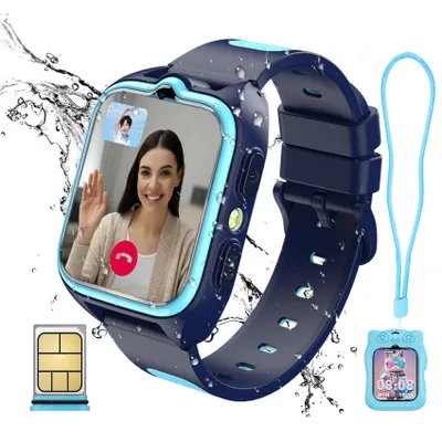 Produktbild von Z30 4G Wasserdichtes Kinder SmartWatch-Telefon mit GPS+LBS+WiFi SOS-Kamera-Armbanduhr für Kinder Mädchen Jungen Ab 3 Jahre Touchscreen, Knips-Freunde