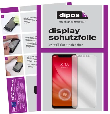 Produktbild von 2x Schutzfolie für Xiaomi Mi 8 Pro klar Displayschutzfolie Folie Display Schutz