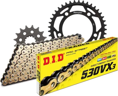Obrázok produktu pre Reťazová súprava DID steel 530VX3 / 120 nit lock pre Honda CBF FA F 1000 ccm rok 2011 - 2016