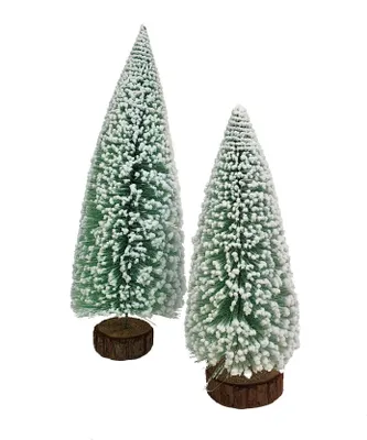 Immagine prodotto di Set di 2 alberi decorativi - alberi innevati 35 + 26 cm (963439 + 963440)