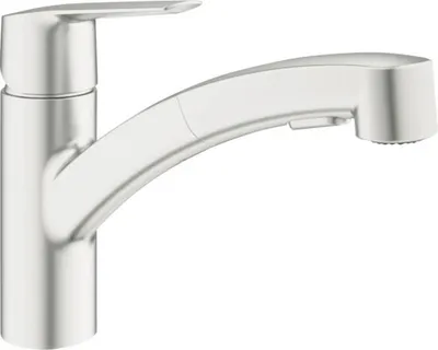 Produktbild von Grohe Quickfix Küchenarmatur mit Handbrause START 2021 supersteel matt 30307DC1