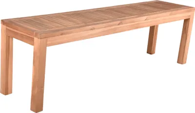 Produktbild von 3-er Gartenbank GAZA-120 aus Teakholz massiv, B/H/T: ca. 150/45/35 cm