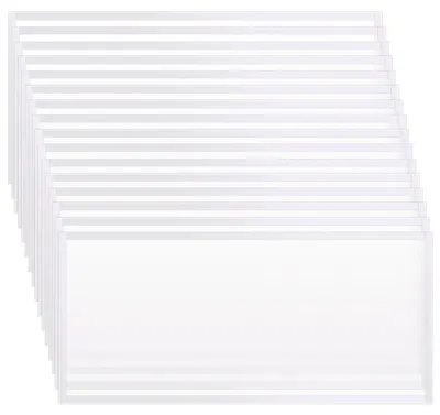 PVC-Schutzfolie 16 Stück, transparent, 56x25,6 cm, selbstklebend