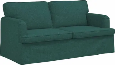 Obrázok produktu pre vidaXL Pohovka tmavozelená 162 x 80 x 85 cm látková