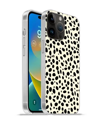 Produktbild von MuchoWow® Handyhülle Schutzhülle Hülle für Apple iPhone 14 Pro - Softcase Tiermuster - Punkte - Panther Silikon Softcase Handy Hülle - Umschlag