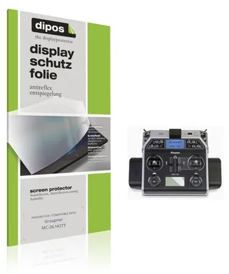 Image de 2x Film de protection d'écran pour Graupner MC-26 HOTT protecteur antireflet dipos