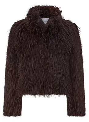 Produktbild von Rich & Royal Long Hair Faux Fur Jacket chocolate torte 34