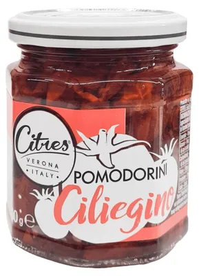 Image de Tomates séchées à l'huile, variété "Ciliegine", 200 g. Citres