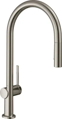 Produktbild von Hansgrohe Talis M54, Ziehen, Edelstahl, Edelstahl, Hebelgriffe, Einzelbild, 3/8"