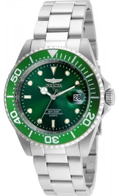 Zdjęcie produktu dla Invicta Pro Diver, męski zegarek ze stali nierdzewnej, z quartzowym mechanizmem, średnica koperty: 40 mm
