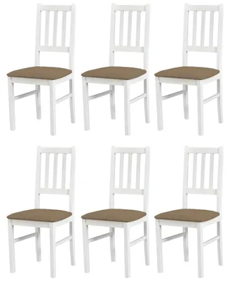 Obrázok produktu pre ESSZIMMERSTUHL - Súprava 6 stoličiek Bos 4, biela, model inari 23