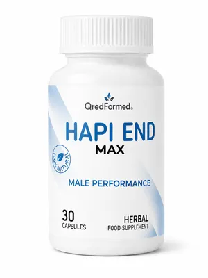 Produktbild von HAPI END MAX – Tägliche Vitalitäts- & Energieunterstützung für Männer – 30 Capsules, KI-generiertes Bild