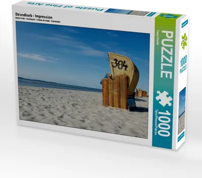 Produktbild von Calvendo Strandkorb - Impression 1000 Teile Puzzle quer 640x480mm, Riedel Tanja; 7278125