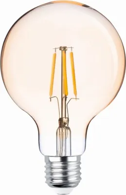 Obrázek produktu pro E27 4W LED žárovka Vintage žárovka 400 LM Teplá bílá 2200K G95 Gold