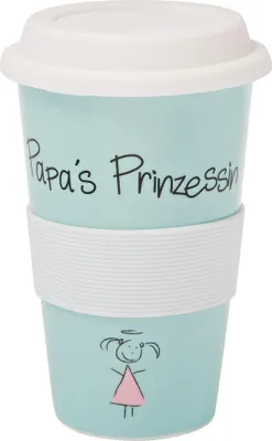 Produktbild von Coffee to go Becher "Papa's Prinzessin"