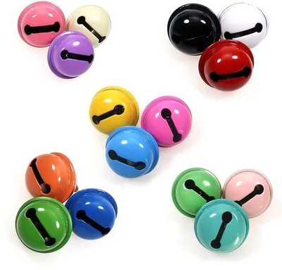 Image de Décorations métalliques, 22 mm - 60 pièces - Artisanat - Décorations pour les fêtes - Décorations de Noël - Boules décoratives