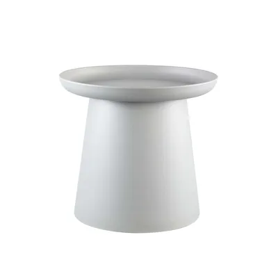 Image de Ptmd Table D'Appoint Nicca Gris 50 Cm