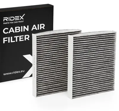 Produktbild von RIDEX 424I0495 Innenraumfilter Pollenfilter für BMW 5 Touring (F11) 5 Limousine (F10) X1 (E84) 7 (F01, F02, F03, F04) 5 GT (F07)