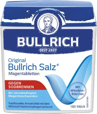 Obrázek produktu pro Bullrich solné žaludeční tablety proti pálení žáhy (balení 180 ks)