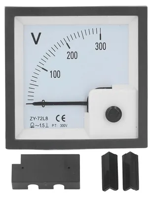 Image de Voltmètre analogique 0-300 V, voltmètre à aiguille, voltmètre à cadran pour appareils