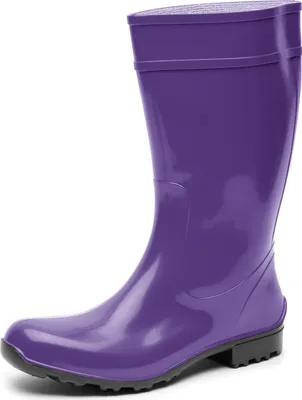 Produktbild von Ladeheid Damen Gummistiefel LA-967 (Violett/Schwarz, 38 EU)