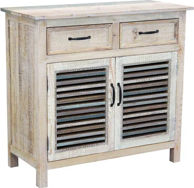 Immagine prodotto di Milani Home - Credenza In Legno Colorato Madia Di Design Mobile In Stile Vintage Moderno Per Sala Da Pranzo Soggiorno - Multicolor