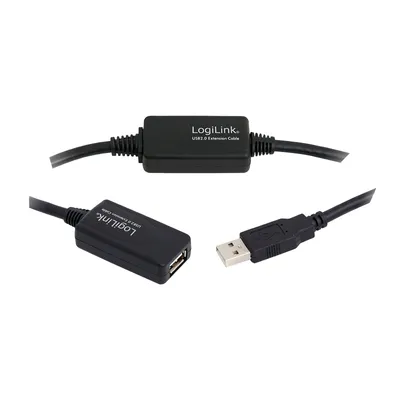 Zdjęcie produktu dla LogiLink UA0145 Aktywny przedłużacz LogiLink USB 2.0, 15,0 m