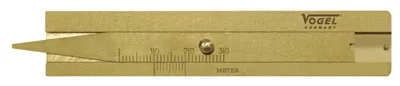 Produktbild von Vogel Germany Messing Reifenprofil-Tiefenmaß (Typ A, Messbereich 30 mm, Ablesung