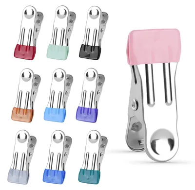 Produktbild von Wäscheklammern OSDUE P-TLH20L - Robuste Edelstahlclips für Kleidung - 20 Stück