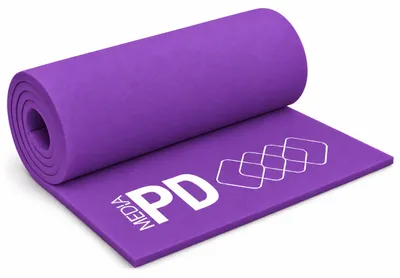 Produktbild von PD Media Schaumstoffplatte aus EVA 50 x 100 cm, 5 mm, Violett, 5 Stück, ohne Kleber – Moosgummi zum Basteln & für DIY