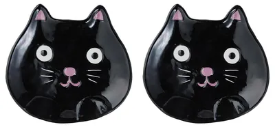 Produktbild von BUTLERS Deko-Teller HALLOWEEN Katze 2er-Set