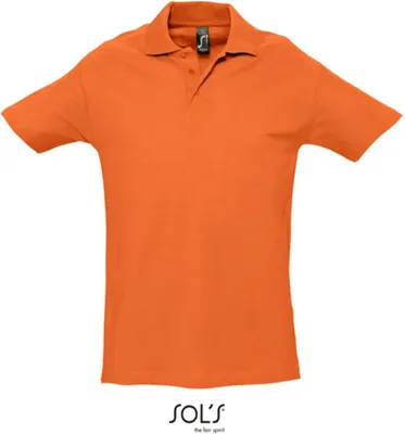 Image de SOLs 11362 | Polo Homme Spring II - Couleur : Orange - Taille : L