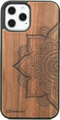 Produktbild von Holzhülle für iPhone 12 Pro Max MANDALA APFELBAUM