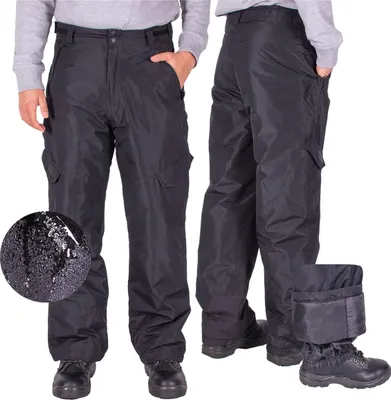 Produktbild von Herren FIRI wasserdichte isolierte Winter Skihose, schwarz, M