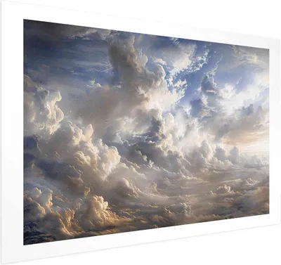 Produktbild von Posterpapier Poster - Golden Reflections on Clouds Announcing Dusk 30x21 cm Muster b-H-10056-ao-a