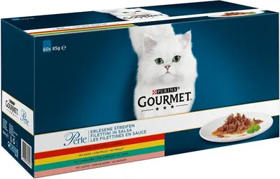Produktbild von Gourmet Perle Mini-Filets In Saus Kip / Konijn / Rund / Zalm