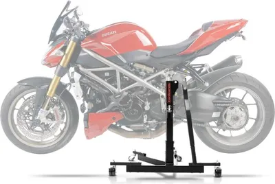Produktbild von CS Power Evo-Zentralständer für Ducati Streetfighter 848 11-15 Schwarz