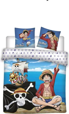 Produktbild von One Piece Wendebettwäsche - Luffy - 220 cm x 240 cm