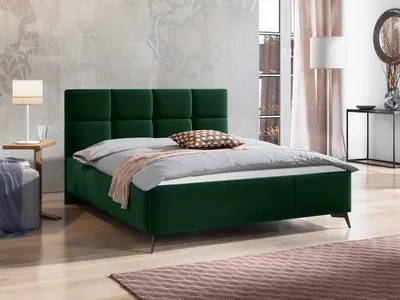 Obrázek produktu pro Manželská postel s úložným prostorem 160x200 TERCEIRA - zelená