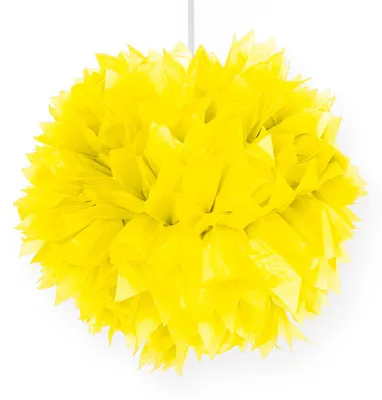Produktbild von Gelber Pompom zur Dekoration