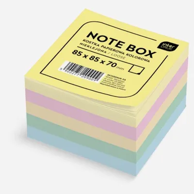 Obrázek produktu pro INTERDRUK Kostka papierowa - 85x85x70 mm