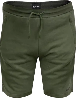 Produktbild von Sonik Green Fleece Shorts - Angelhose, Größe:L