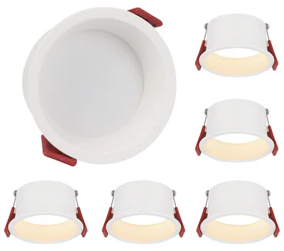 Productafbeelding van ZMH LED inbouwspots, set van 5. Inbouwspots, 230V/5W, neutraal wit