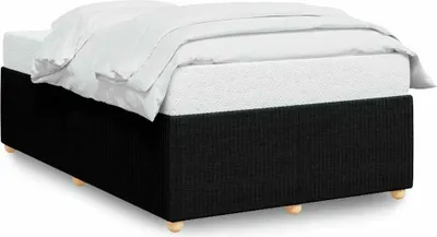 Immagine prodotto di vidaXL Struttura letto senza materasso nero 120x200 cm in tessuto