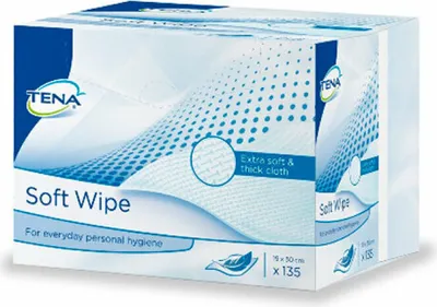 Obrázok produktu pre TENA Soft Wipes 135 kusov 19 x 30 cm